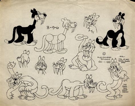 Cartoon Styles Cartoon Drawings 1930s Cartoons