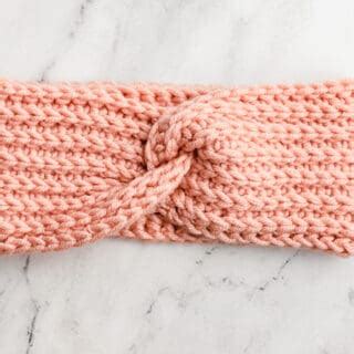 Twisted Crochet Ear Warmer Headband Free Pattern Sarah Maker