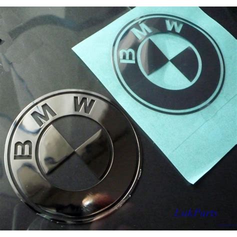 Bmw Label Sticker Badge Logo Metal Chrome