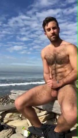 Hairy Gay Jerks Off At The Beach Free Porn A Xhamster Es