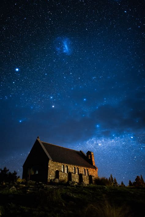 Night Sky Church Of The Good Shepherd Lake Tekapo