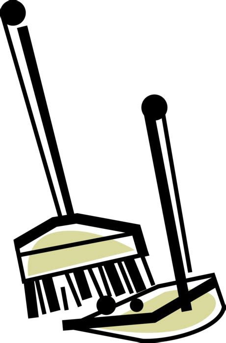 Image Library Broom And Dustpan Clipart Broom And Dustpan Transparent