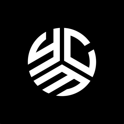 Ycm Letter Logo Design On Black Background Ycm Creative Initials Letter Logo Concept Ycm
