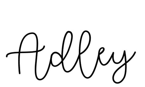 73 Adley Name Signature Style Ideas Esign Autograph