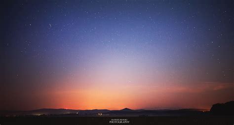 Sunset With Stars By Mateuszpisarski On Deviantart