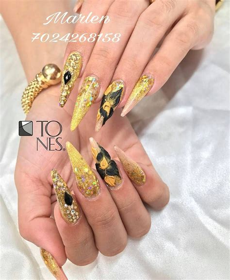 Amazing Nail Art Made Using Tones Products Sexy Nails Glamour Nails