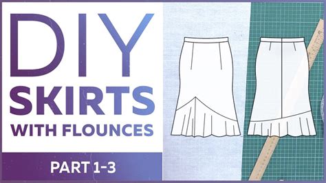 DIY How To Make Skirts With Flounces Remember All The Details Part YouTube