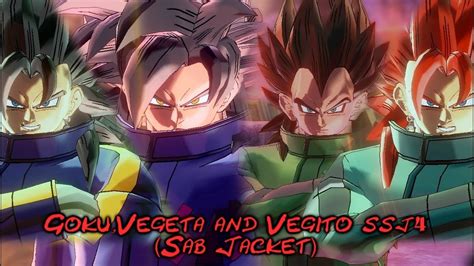 Dbxv Super Saiyan Sab Jacket Pack Goku Vegeta Vegito Youtube