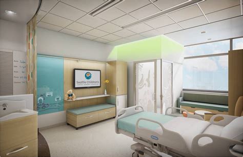 Patient Room View 1 Hospital Interior Design Healthcare Interior