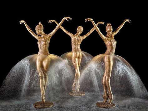 Bronze Figural Water Fountains by Małgorzata Chodakowska Water