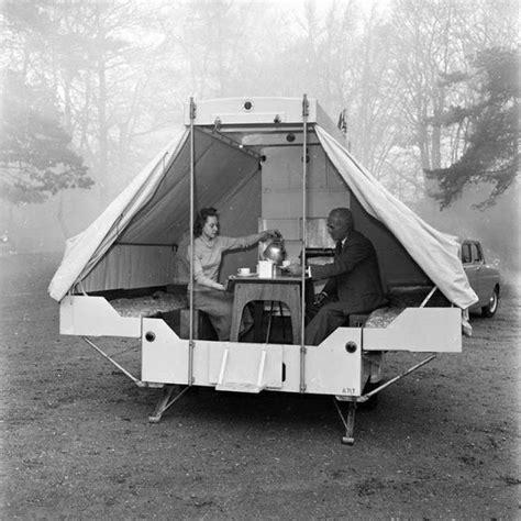 20 vintage photos of people camping and caravanning between the 1930s and 1960s vintage
