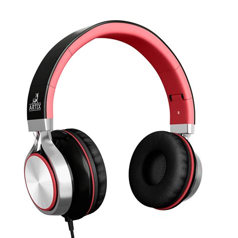 Artix Foldable Headphones With Microphone And Volume Control Nrgsound