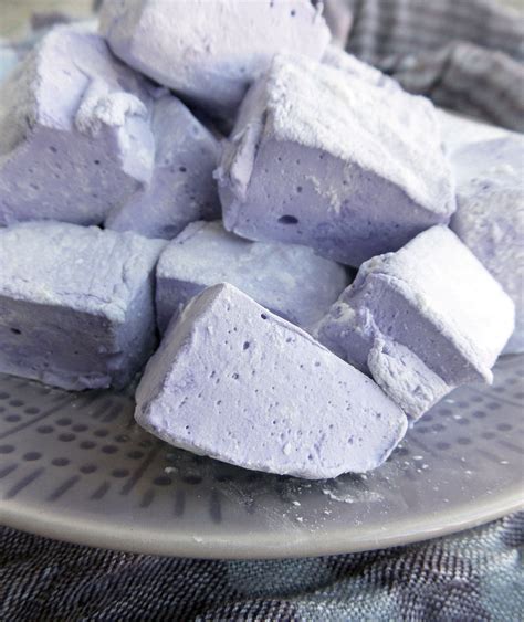 Lavender Marshmallows Recipe Marshmallow Just Desserts Soft Candy