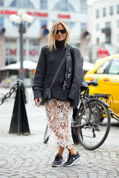 How To Wear A Cozy Sweater Before Fall Like A Swedish Pro Fw Stockholm