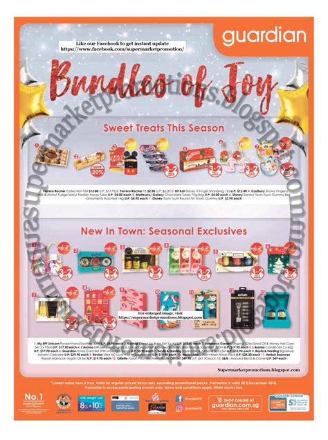Guardian malaysia is a home grown malaysian business that has grown to become the largest pharmacy, health beauty and drugstore chain in the guardian malaysia stocks a myriad of products pertaining to health and beauty. Guardian Christmas Promotion 30 November - 05 December ...