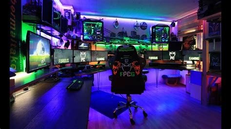 Crazy Game Room Setup Ultimate Gaming Setup Video Game Rooms