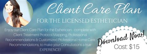 Client Care Plan For The Esthetician Payhip