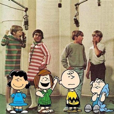 Rare Photo Of The Child Voice Actors Who Voiced Some Of The Peanuts