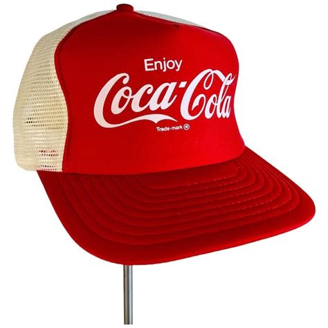 Vintage Vintage Enjoy Coca Cola Hat Trucker Style Snapback Foam Mesh