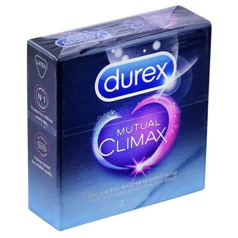 Durex Mutual Climax Condoms 3 Pcs JioMart