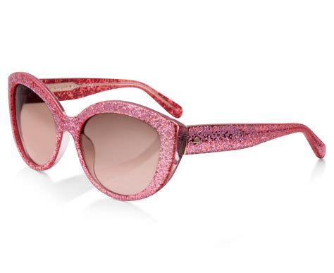 Kate Spade Sherrie Sunglasses Pink Glitter Au
