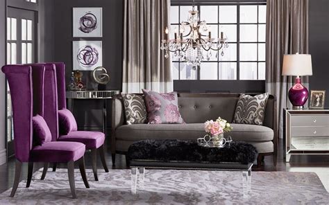 Pin By Jam Ragasa Beniza On Passionate Purple Color Of Royalty Silver Living Room Purple