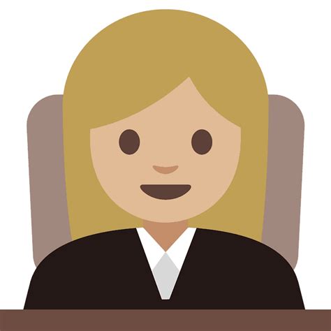 Woman Judge Emoji Clipart Free Download Transparent Png Creazilla