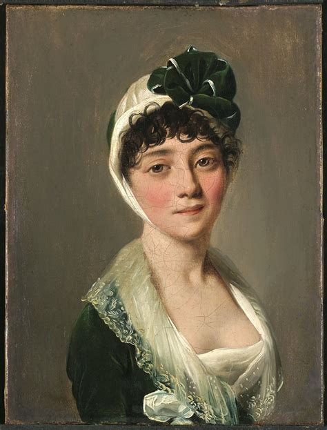 Louis Léopold Boilly Portrait Of A Young Woman C 1800 1825 Oil On