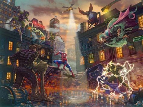 New arcade games and the most. Spider-Man vs. the Sinister Six | Thomas Kinkade Carmel ...