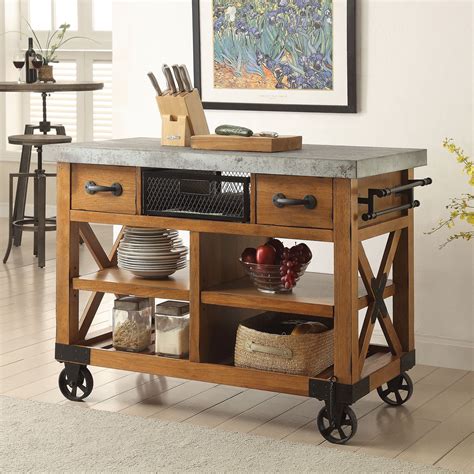Kitchen Cart With Wheelsrolling Kitchen Island With Drawers And