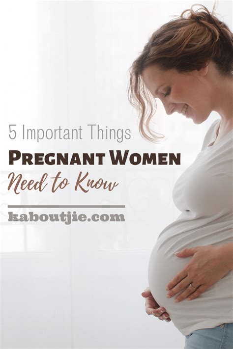 5 Important Things Pregnant Women Need To Know