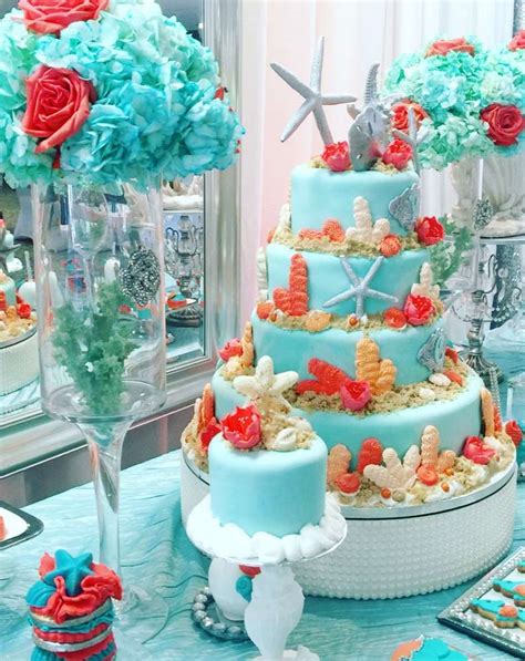 They'll look great draped across tables and layered with lights and fishnet. Under the Sea Quinceañera Party Ideas | Photo 14 of 19 ...
