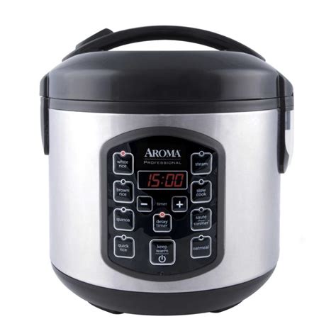Aroma Cup Cooked Digital Rice Cooker Multicooker Food Steamer