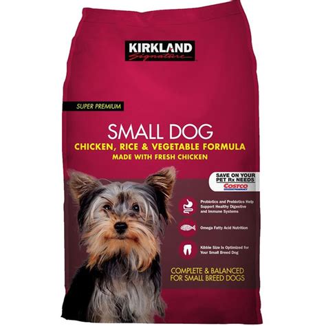Is it right for your dog? Kirkland Signature Super Premium Small Dog Chicken Rice ...