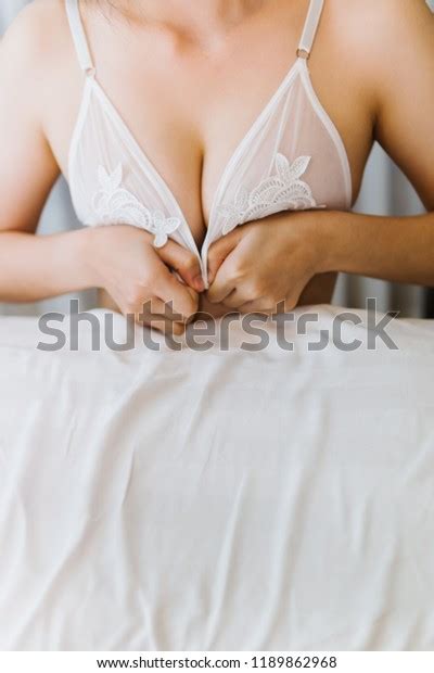 Woman Holding Her Breast Stock Photo Shutterstock