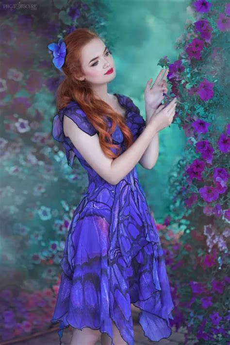 Fashion Designer Bibian Blue Creates Stunning Dresses And Corsets Inspired By Butterfly Wings