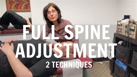 Full Spine Adjustment With 2 Different Techniques By Irvine Chiropractor Youtube