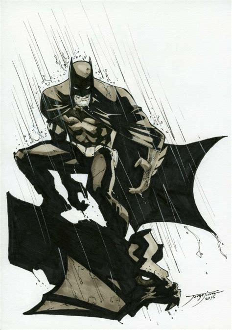 Jorge Jimenez Batman In Aric Shapiros Jorge Jimenez Comic Art Gallery Room