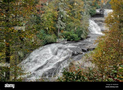 Triple Falls North Carolina Stock Photo Alamy