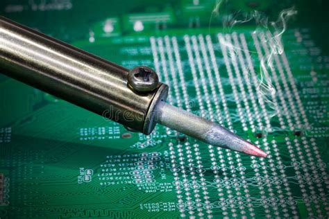 The Soldering Iron Stock Image Image Of Industry Closeup 70703695