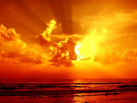 Clouds Sea Ocean Sky Sunrise Sunset Orange Color 1920×2560 Wsr Electronics