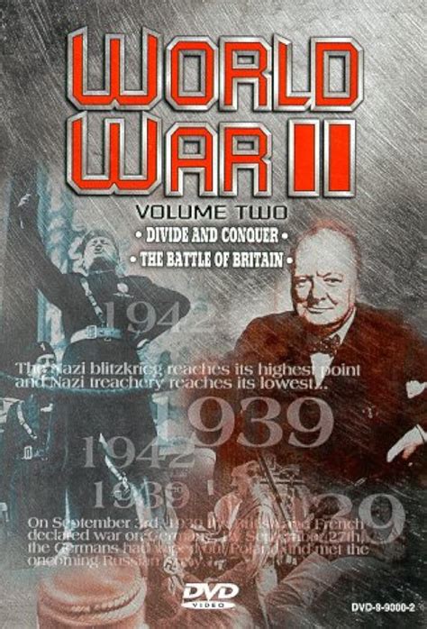 World War Ii Vol 2 Divide And Conquerthe Battle Of Britain On Dvd