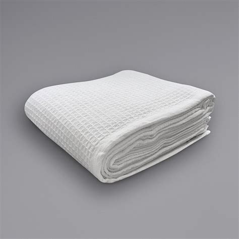 Oxford 90 X 90 Queen Size White 100 Cotton Jaipur Thermal Honeycomb