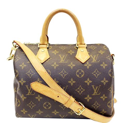 Louis Vuitton Speedy 25 Bandouliere Monogram Canvas Shoulder Bag Us