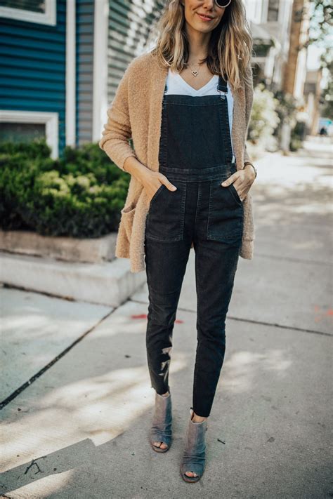 4 Ways To Wear Overalls By Blair Staky The Fox And She Black Overalls