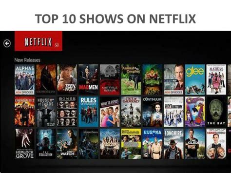Ppt Top 10 Shows On Netflix Powerpoint Presentation