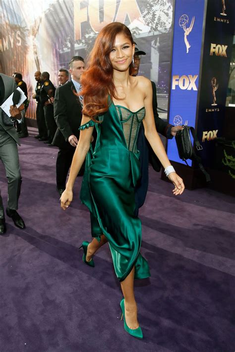 There Was A Lot Of Blue Andor Green At The 2019 Emmys Zendaya
