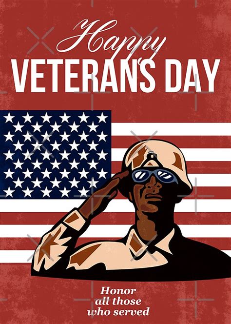 Veterans Day Greeting Card American By Patrimonio Redbubble