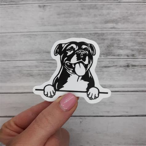 Custom Dog Breed Sticker Waterproof Pet Decal Die Cut Vinyl Etsy