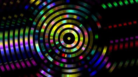 4k Disco Hypnotic Light Centerd Vj Loop Disco Effect Animation